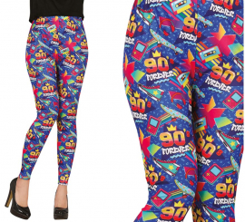 Leggings dos anos 90 para mulheres