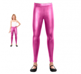 Pink Metallic Leggings for girls