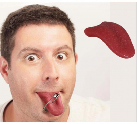 6 cm False Latex Tongue