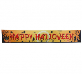 '''''Happy Halloween'' sign'' 290x50 cm fabric'