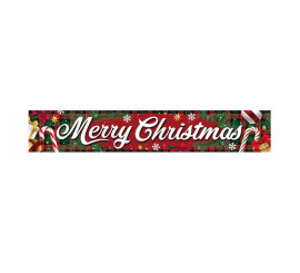 Merry Christmas fabric sign 290x50 cm