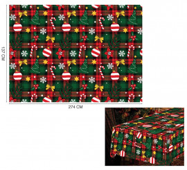 Candy Cane Tablecloth 137x274 cm