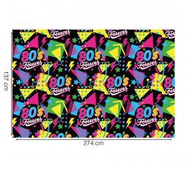 Tablecloth from the 80s 137x274 cm