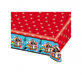 Toalha de Mesa de Plástico Piratas 120x180 cm