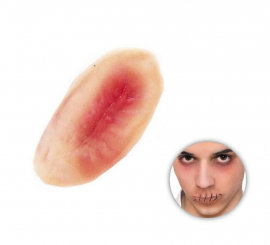 Pele costurada FX para feridas de maquiagem