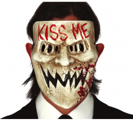 Máscara terrível de beije-me