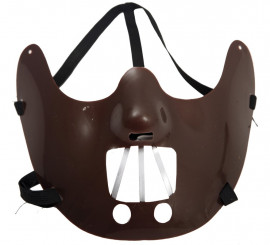 Máscara de focinho de prisioneiro louco