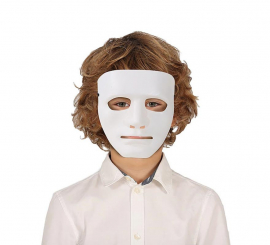 Children's PVC White Assassin Mask