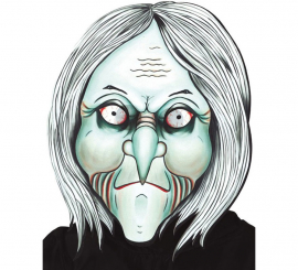 Máscara de bruxa gigante