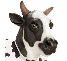 Máscara de cabeça de vaca leiteira