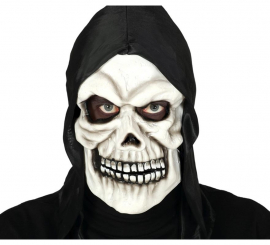 Máscara de caveira com capuz
