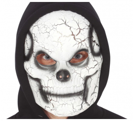 Máscara de crânio aterrorizante