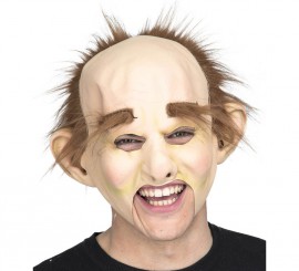 Máscara careca com sobrancelhas extra longas