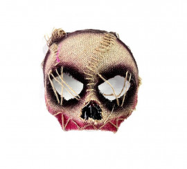 Scarecrow mask with stitching