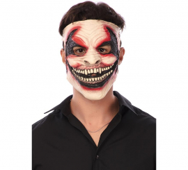 Máscara de lutador profissional escuro adulto