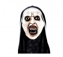 Máscara de freira gritando em látex