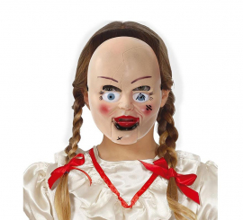 Children's PVC Terrifying Doll Mask