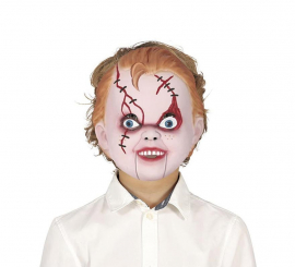 Children's PVC Diabolical Child Mask