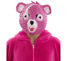 Máscara de urso rosa
