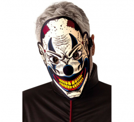 Máscara de palhaço com luz