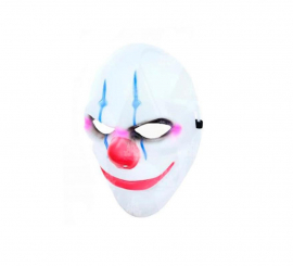 White Happy Clown Mask
