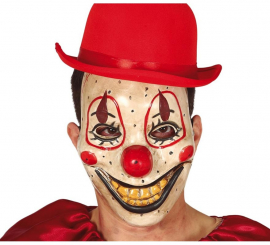 Máscara de palhaço sorridente