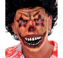 Máscara de palhaço zumbi