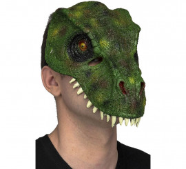 Máscara verde T-Rex
