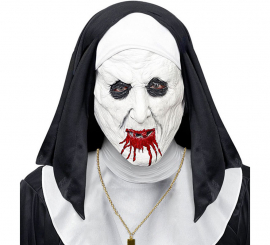 Máscara de Freira Amaldiçoada com Cocar