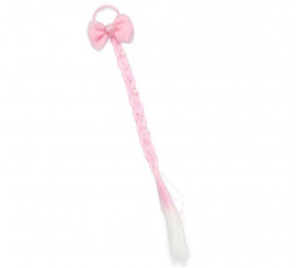 Fio trançado de borracha rosa