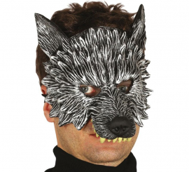 Meia máscara de lobo cinzento
