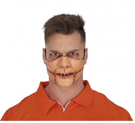 Latex Sewn Half Mouth Mask