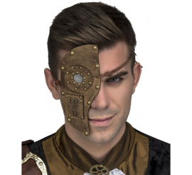 Máscara Meio Steampunk Nº73