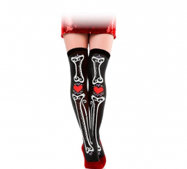 Adult Bones and Hearts Tights