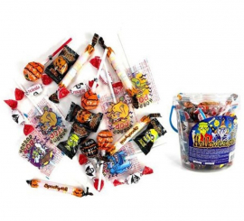 Mini Balde de Doces ou Doces de 750g para o Halloween