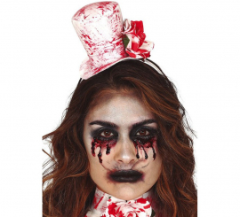 Mini Hat and Choker with Blood