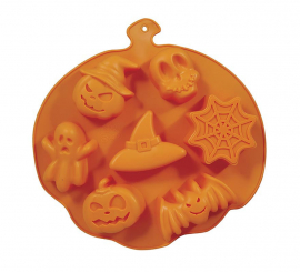 Halloween Figure Mold for 7 Cookies of 26x23 cm