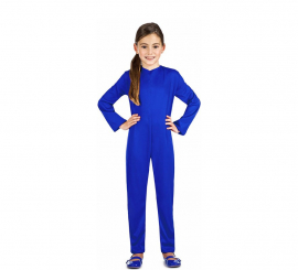 Camisa ou macacão azul de malha para crianças