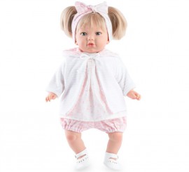 Boneca Alina Vichy de 45 cm apresentação em estojo