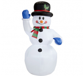 Luminous Inflatable Snowman with 150 cm Fan