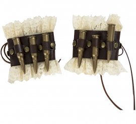 Pulseiras Steampunk com balas