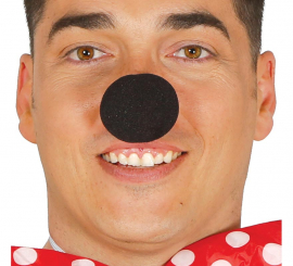 Nariz de espuma preta