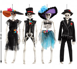 Pingente Cadáver Namorado e Noiva em 4 modelos variados 43 cm