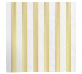 Pack of 12 Golden Napkins of 33X33 cm