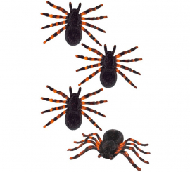 Pack of 4 7cm Tarantulas