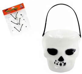 Pacote de 6 cestos de caveira de 11 cm