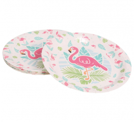 Pack of 8 Flamenco Plates 23 cm