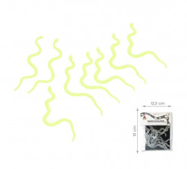 Pack of 8 Fluorescent Snakes