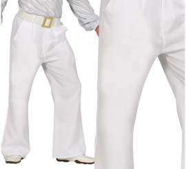 Calça Disco Branco para Homens
