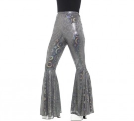 Women's Silver Flare Pants